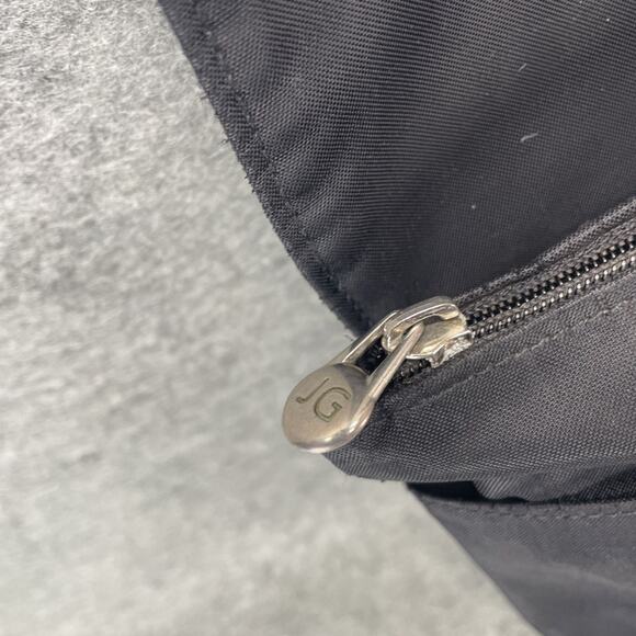 JACK GOMME Black Crossbody Messenger Sling Bag Damaged See Pictures - Picture 3 of 14